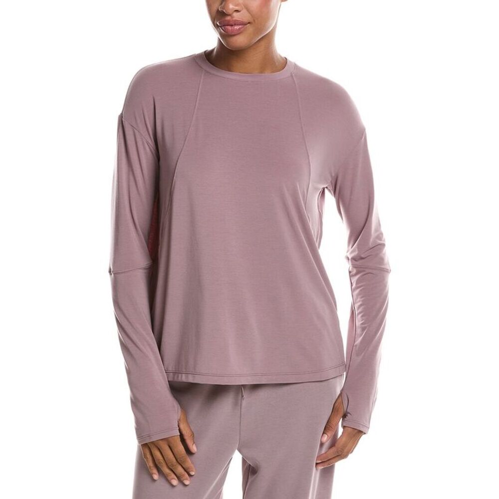 Sweaty Betty Womens  Soft Flow Studio T-Shirt, Purple